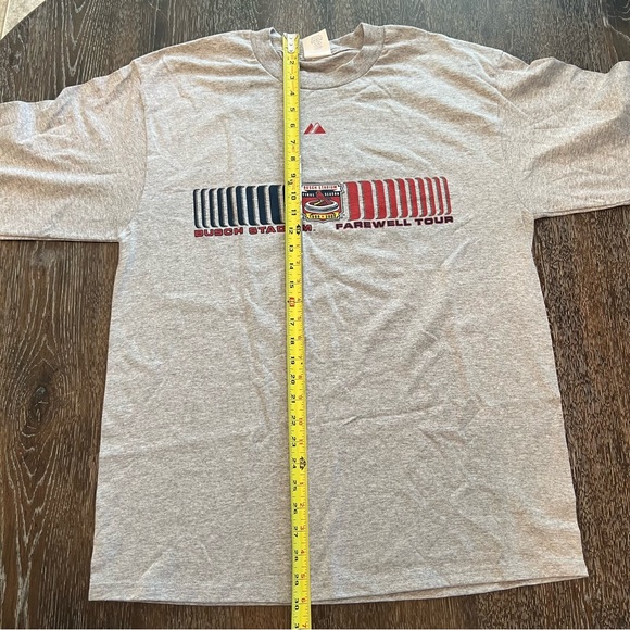 St. Louis Cardinals Busch Stadium Farewell Tour Long Sleeve T-Shirt 2005 NOS - Picture 6 of 9